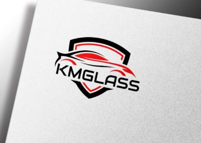 Création logo KM Glass