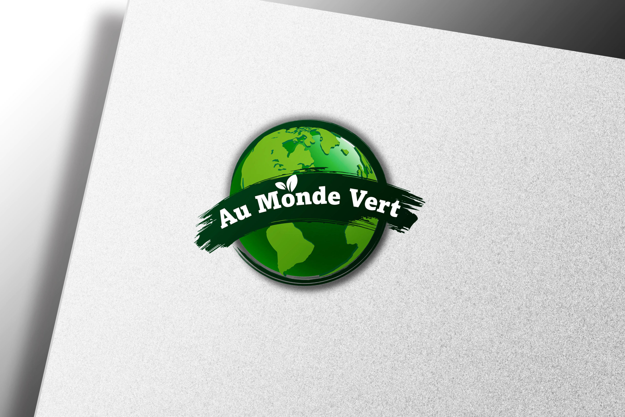 logo au monde vert